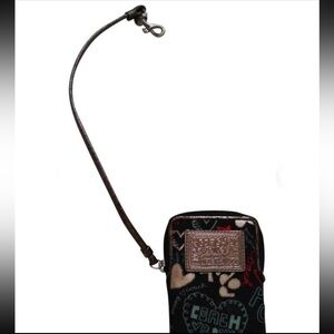 COACH Poppy Metallic Wristlet